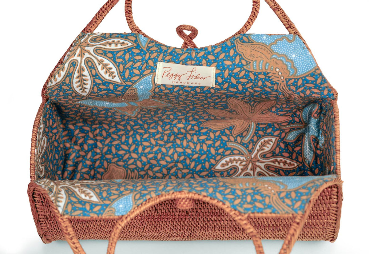 Hancock Baskets Peggy Fisher Sunrise Bag Natural