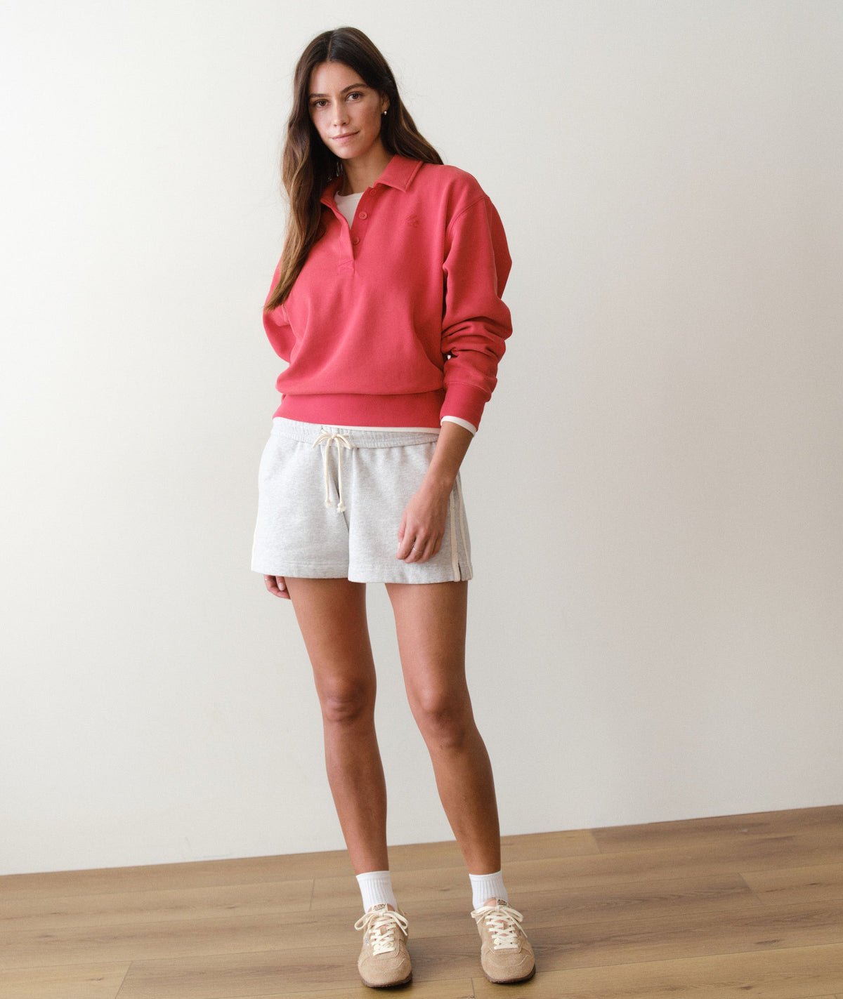 Marine Layer - Cloud 9 Fleece Short - Heather Grey