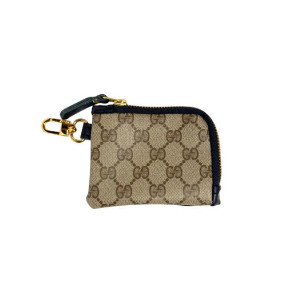 Beaudin Designs Penny keychain wallet| Upcycled GG/Black