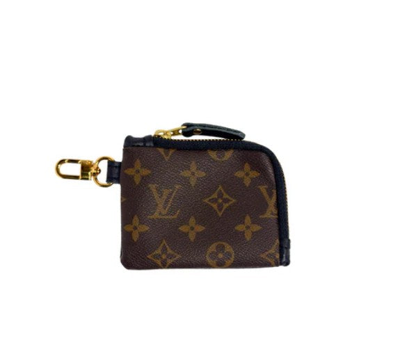 Beaudin Designs Penny keychain wallet| Upcycled LV/Black