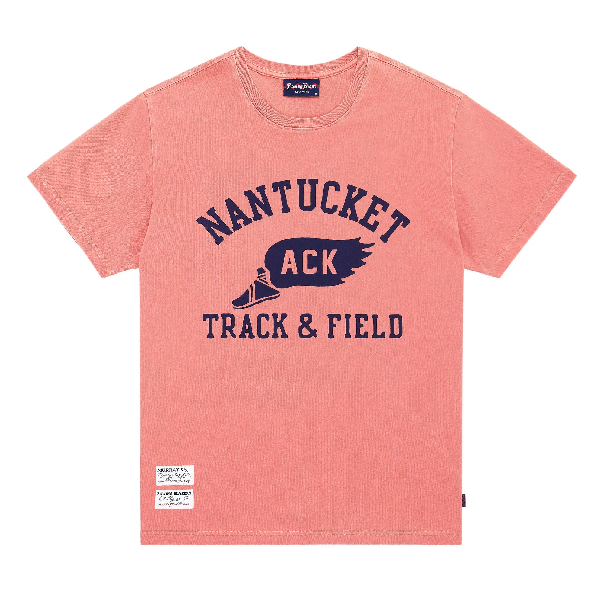 Rowing Blaxers x Murray's Track and Field T-Shirt - Nantucket Red