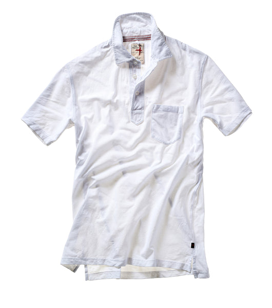 Relwen PIQUE SLOT POLO-WHITE