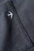 Relwen PIQUE LONG SLEEVE POCKET CREW-SLATE NAVY HEATHER