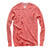 Relwen PIQUE LONG SLEEVE POCKET CREW-SUNSET HEATHER