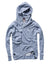 Relwen FRENCH-TWILL HOODIE-LIGHT BLUE SPECKLE