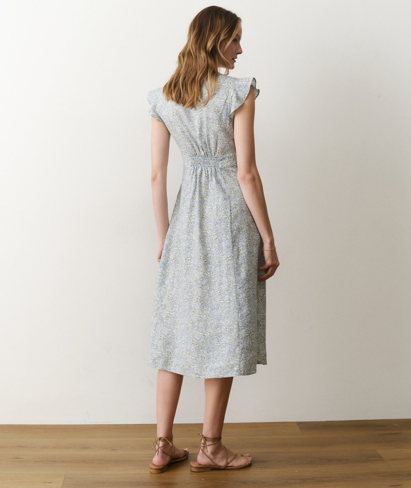 Marine Layer - Camila Midi Dress - Sea Floral