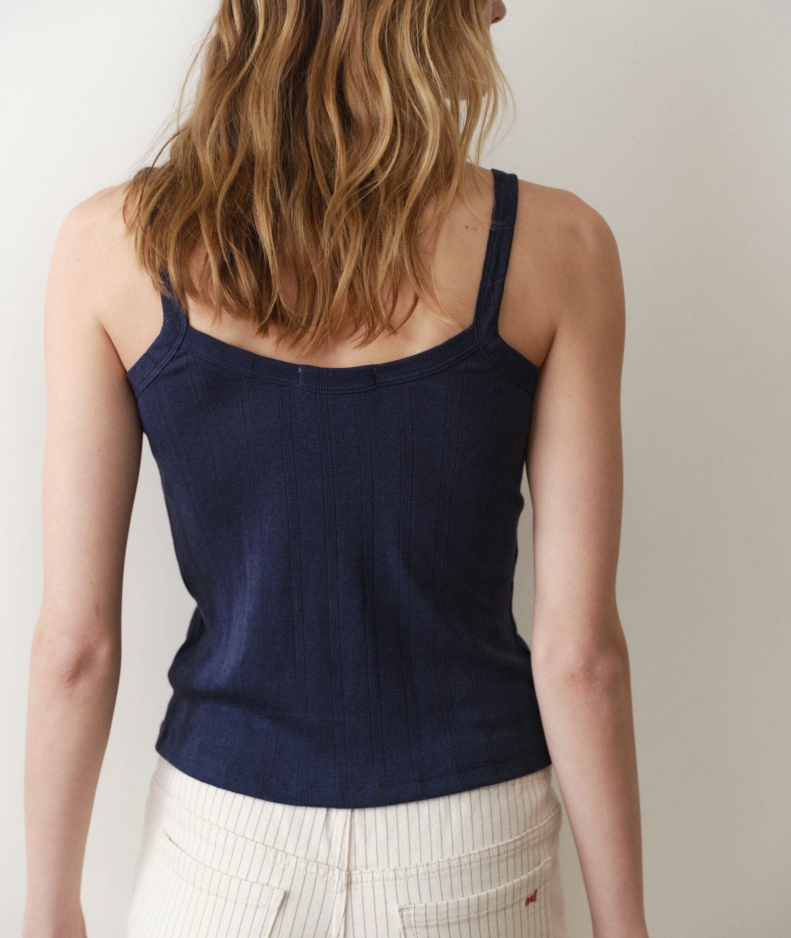 Marine Layer - Lexi Pointelle Cami - Navy
