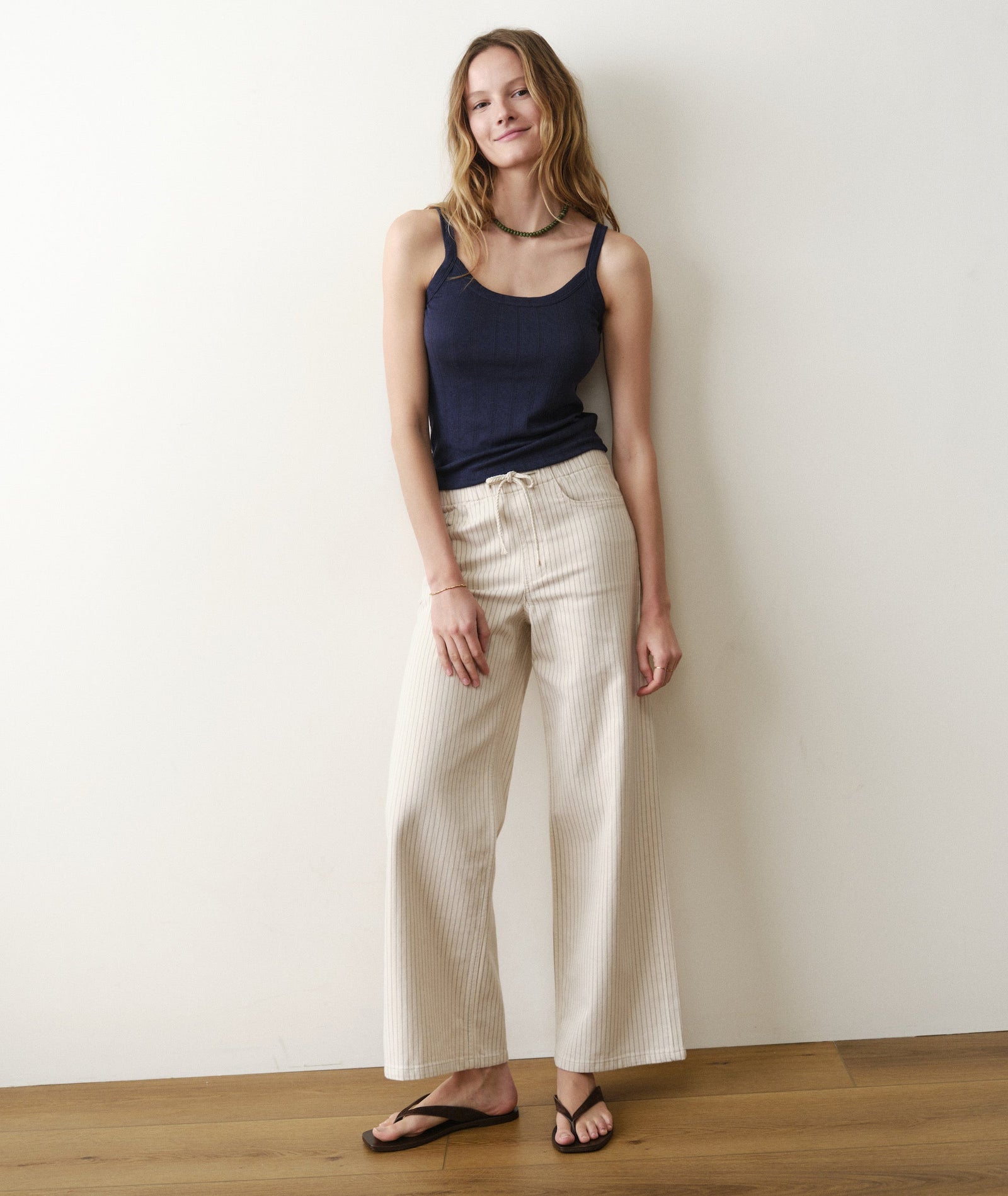 Marine Layer - Lexi Pointelle Cami - Navy