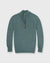 Sid Mashburn Half-Zip Cashmere Sweater - Heather Pine