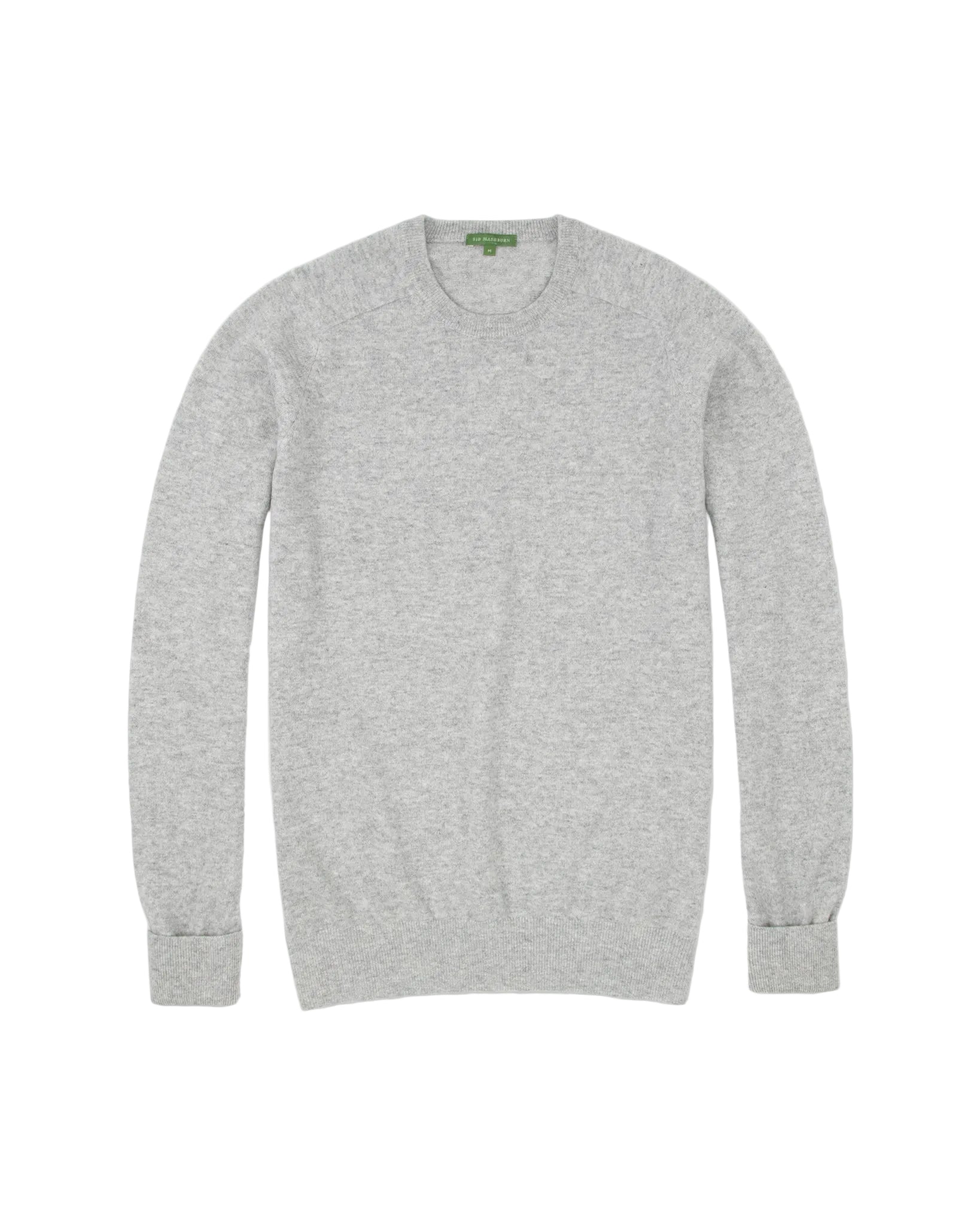 Sid Mashburn Classic Cashmere Crew Sweater - Heather Grey