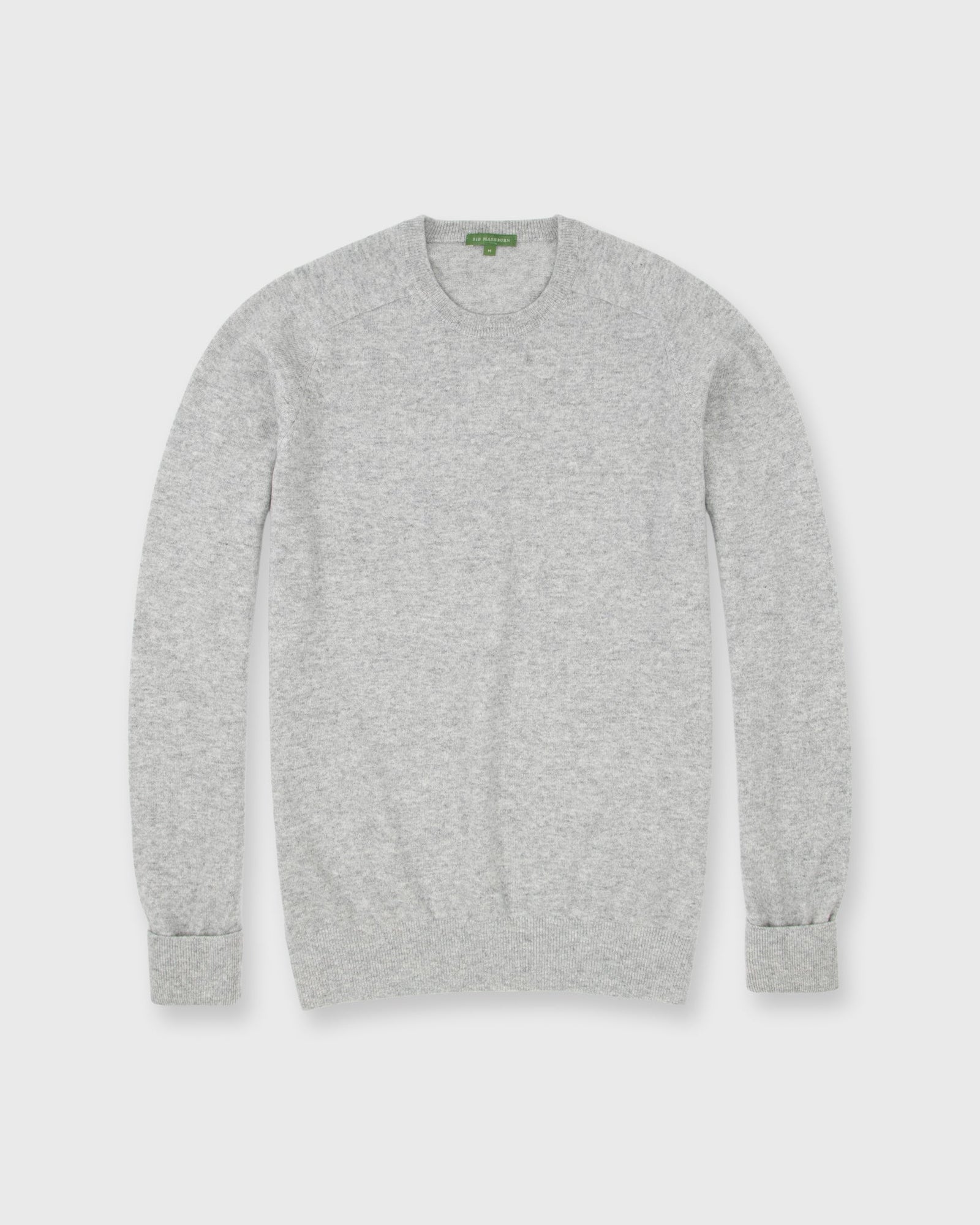 Sid Mashburn Classic Cashmere Crew Sweater - Heather Grey