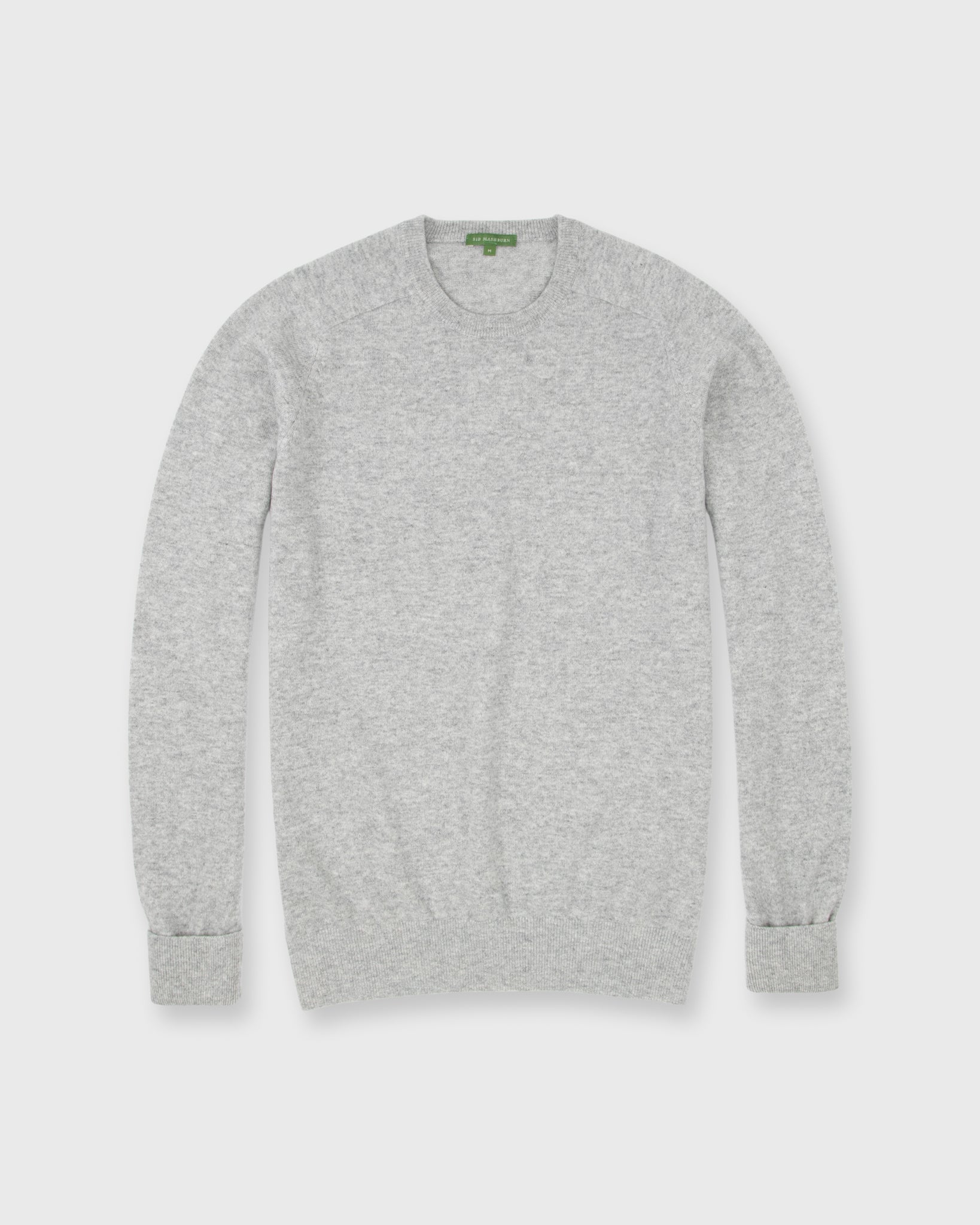 Sid Mashburn Classic Cashmere Crew Sweater - Heather Grey