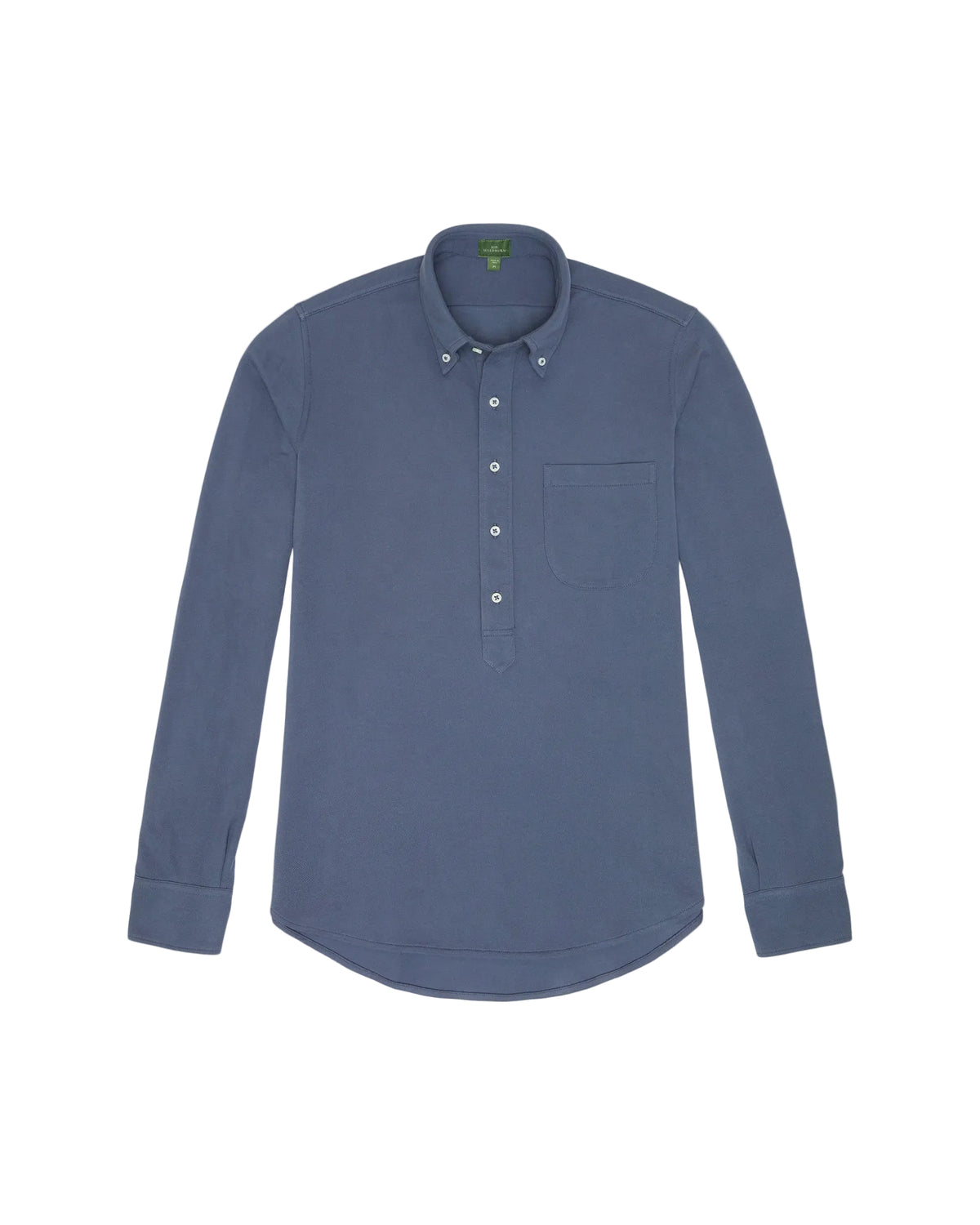 Sid Mashburn - Button-Down Popover - Steel Blue Pima
