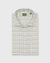 Sid Mashburn Spread Collar Sport Shirt - Olive/Maize/Aegean Tattersall