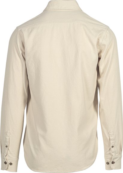 Schott NYC Cotton Flannel Shirt - Oatmeal