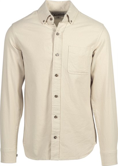 Schott NYC Cotton Flannel Shirt - Oatmeal