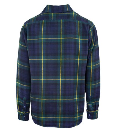 Schott NYC Plaid Cotton Flannel Shirt - Black Watch