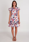 CK Bradley Silla Dress Poppy Blue/Pink/White