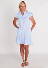 CK Bradley Silla Dress Baby Blue Stripe