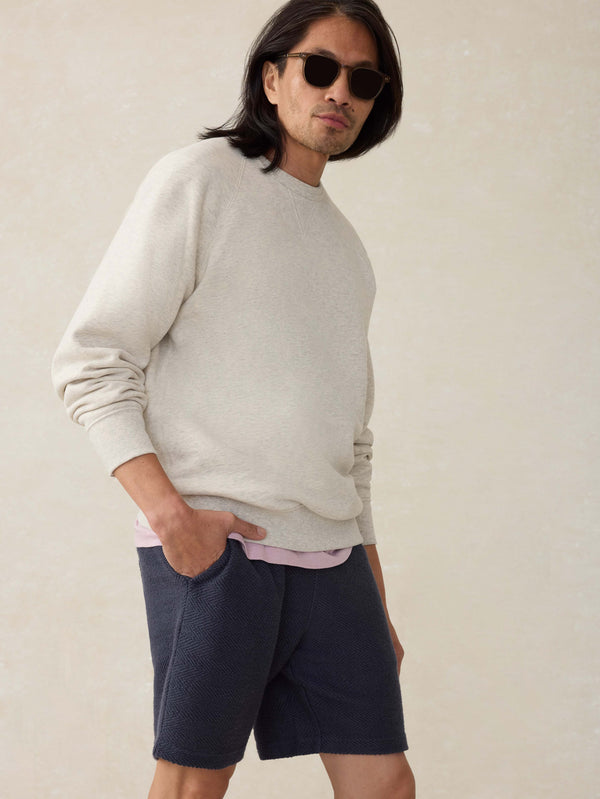 Faherty Whitewater Sweatshort - Fjord