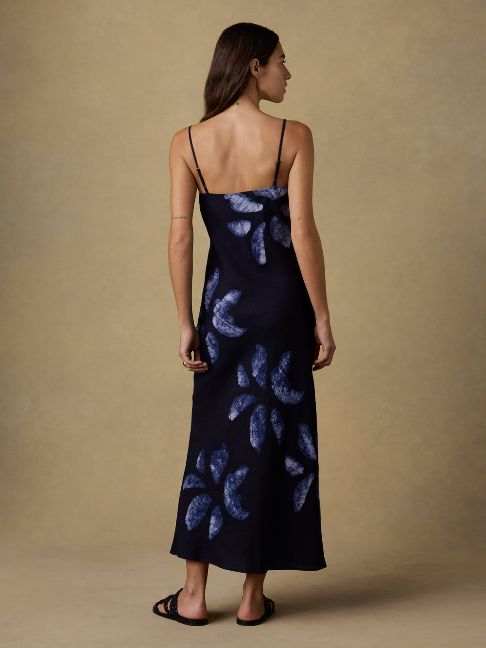 Faherty - Mia Slip Dress - Midnight Batik Floral