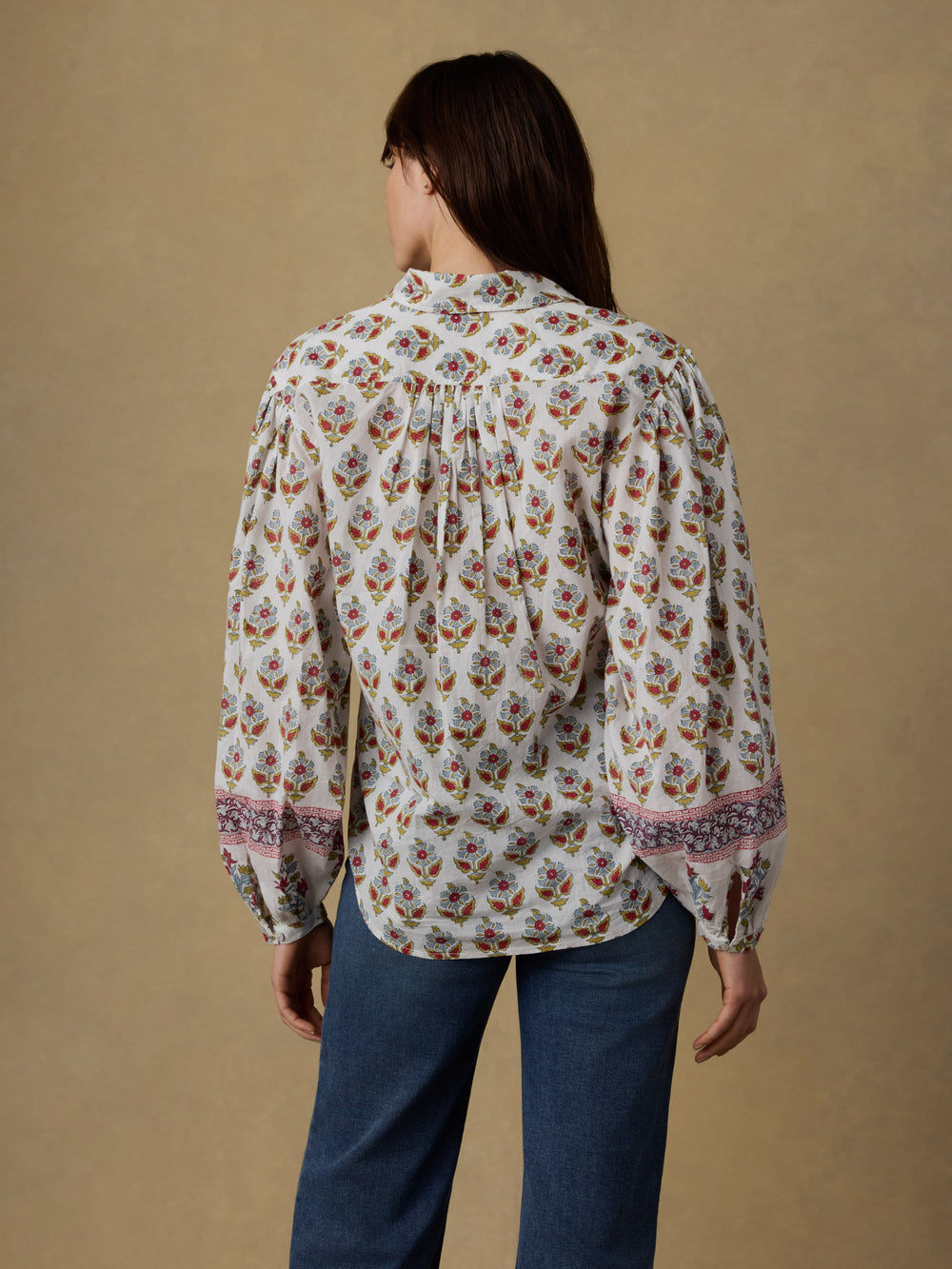 Faherty - Suki Blouse - Antique Bouquet