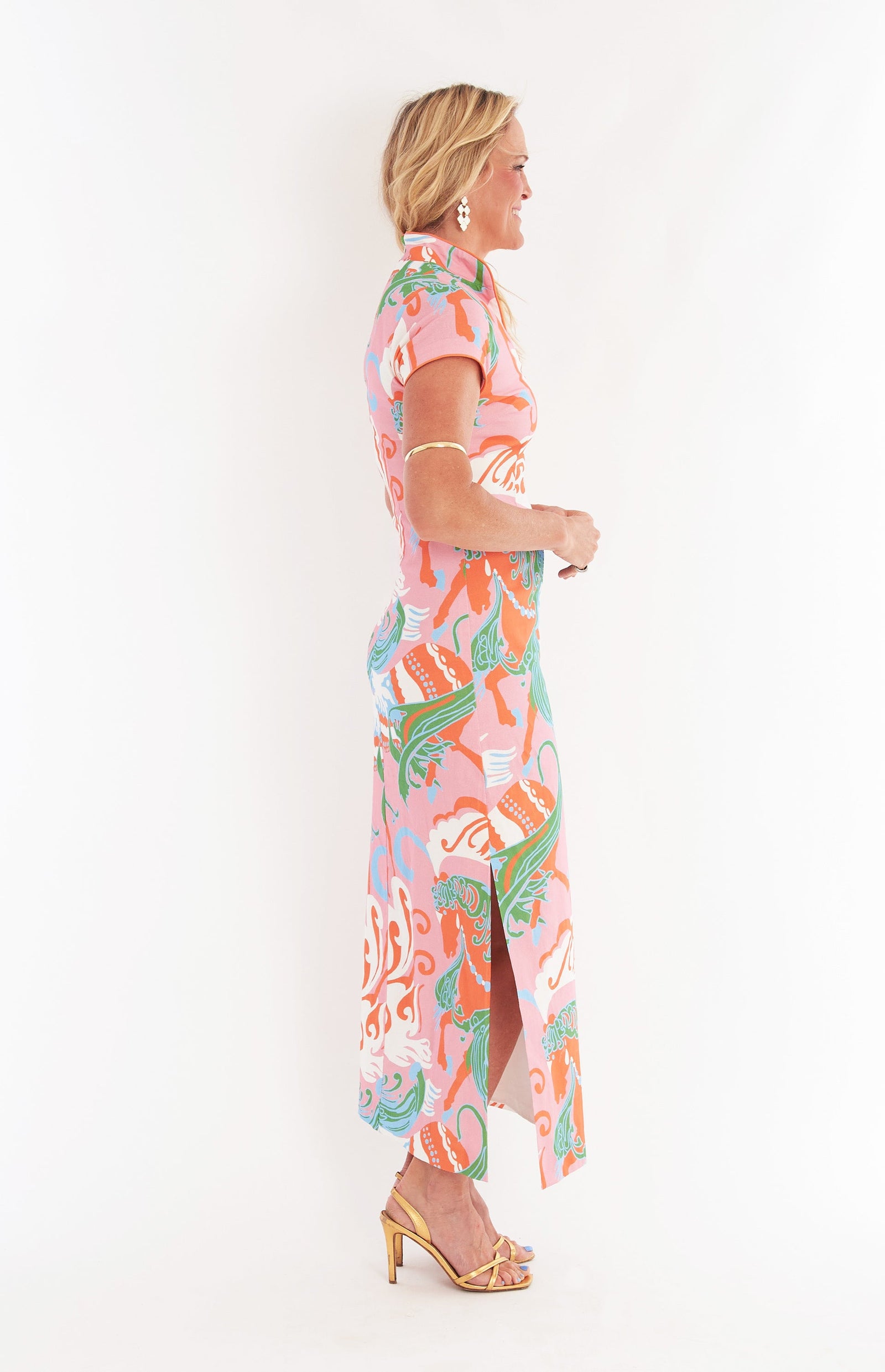 CK Bradley - Tarpon Dress - Nouveau Guava
