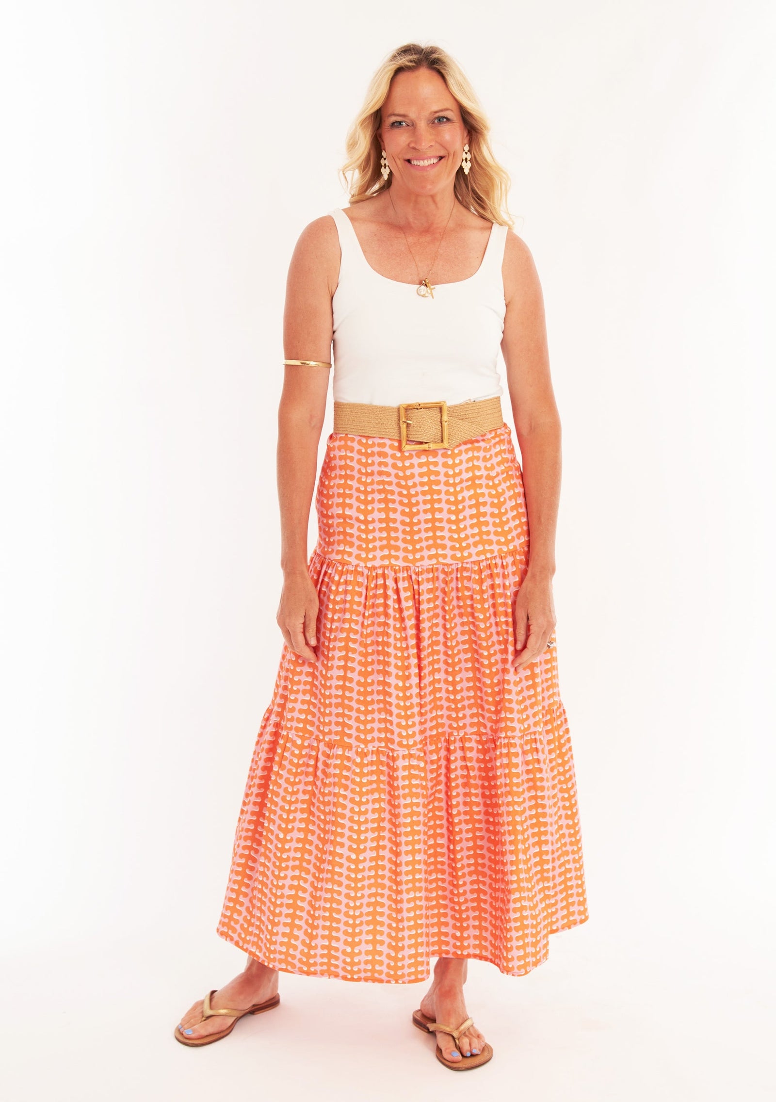 CK Bradley - Samana Skirt - Birch Guava