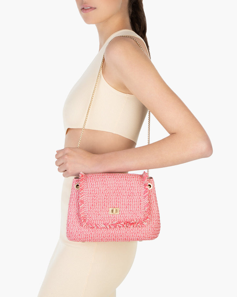 Eric Javitz Ms. Perfect Handbag Coral - Murray's Toggery Shop