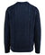 Schott NYC Stonewash Cotton Cable Crew - Navy