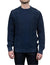 Schott NYC Stonewash Cotton Cable Crew - Navy