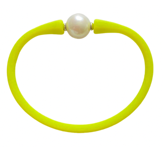 Maui Bracelet Freshwater Pearl Yellow-2-#35