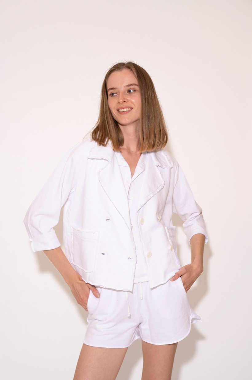 STARKx - Terry Jacket - White