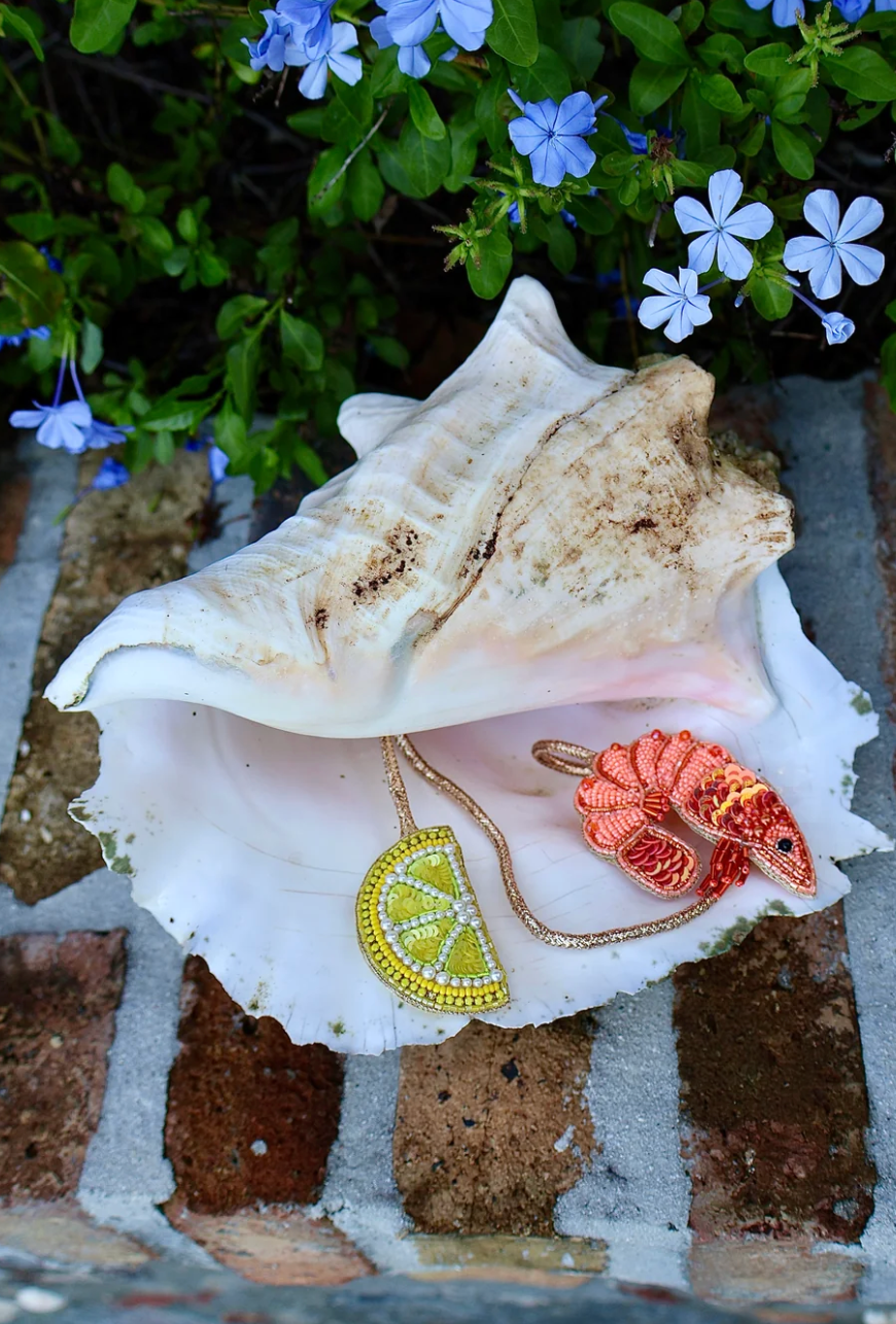 The Shrimp Cocktail Bag Charm