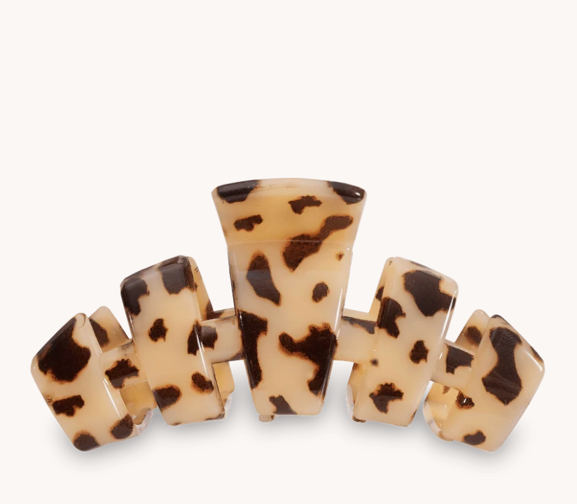 Teleties - Classic Claw Hair Clip - Blonde Tortoise - Medium