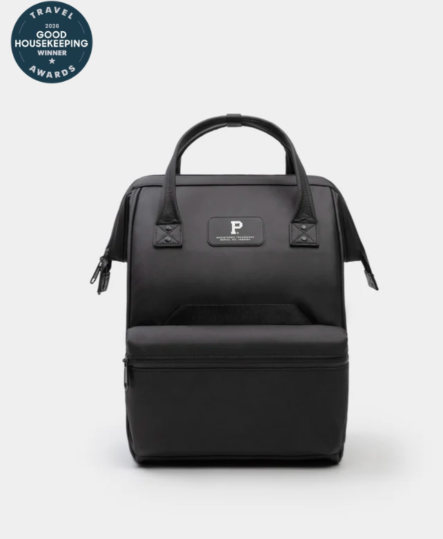 Portland Gear - Standard Backpack - Black with Nantucket Red™
