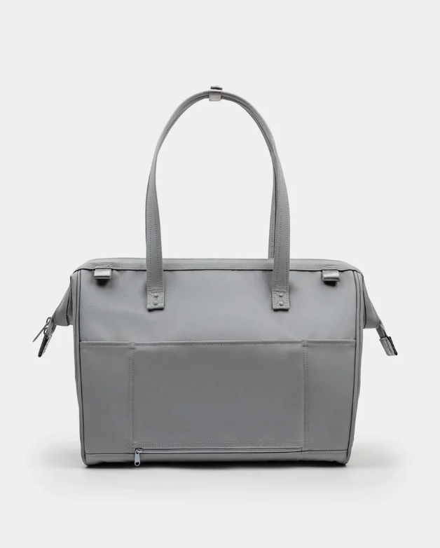 Portland Gear - Cascade Standard Tote - Fog with Nantucket Red™