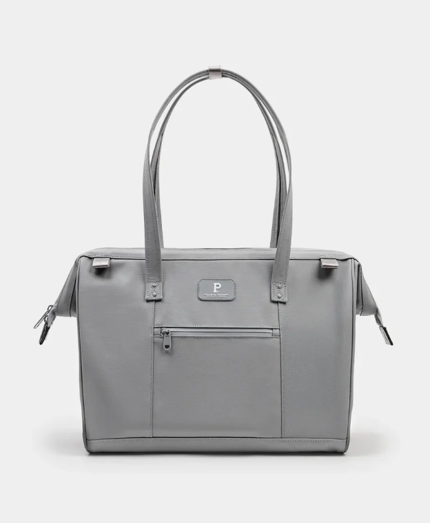 Portland Gear - Cascade Standard Tote - Fog with Nantucket Red™