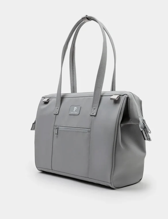 Portland Gear - Cascade Standard Tote - Fog with Nantucket Red™