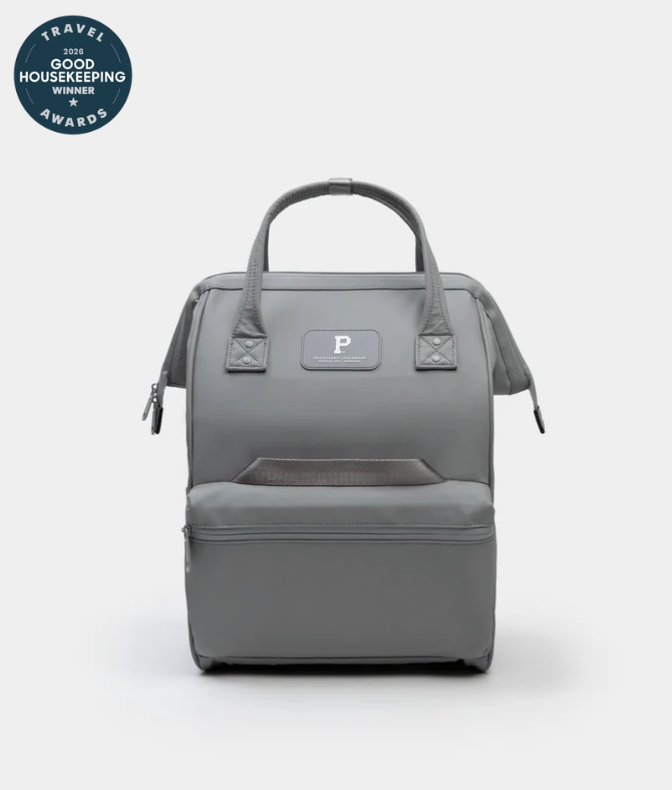 Portland Gear - Standard Backpack - Fog with Nantucket Red™