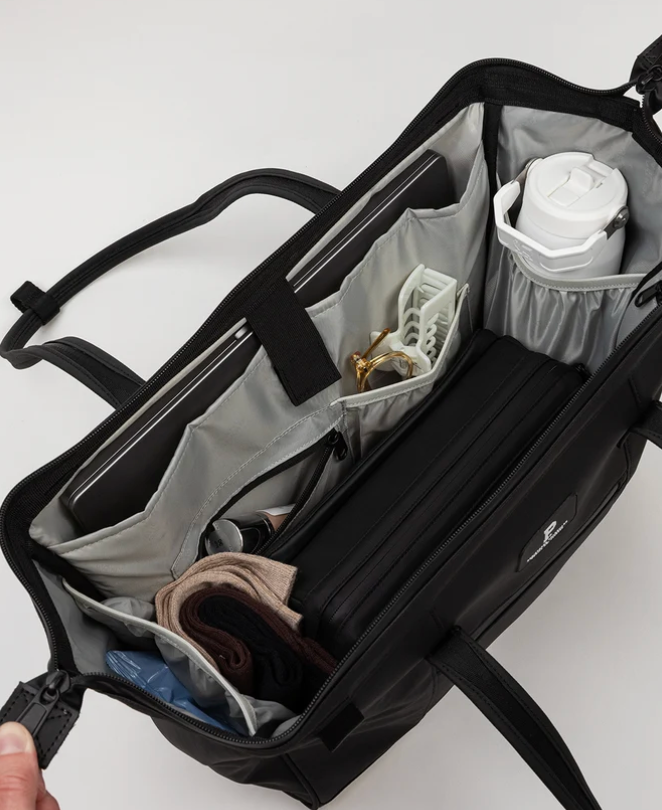 Portland Gear - Cascade Standard Tote - Black with Nantucket Red™