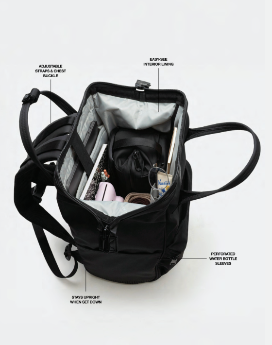 Portland Gear - Cascade Compact Backpack - Navy with Nantucket Red™