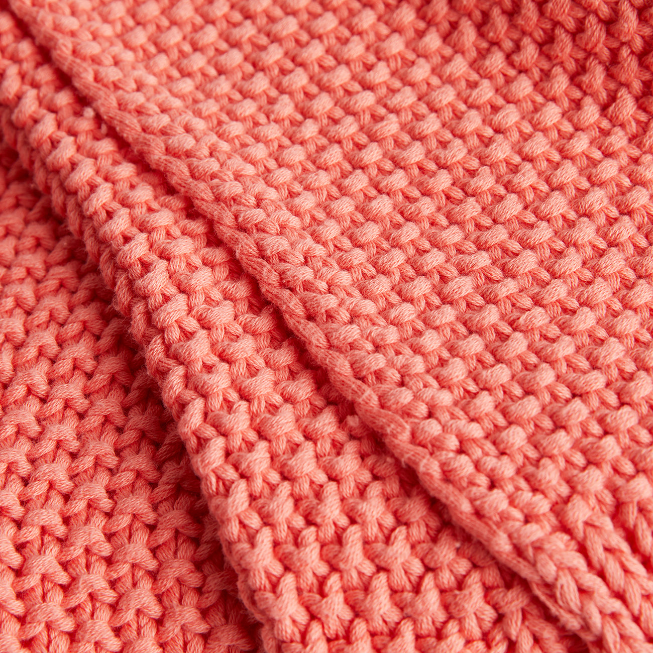 Nantucket Red Knit Throw Blanket