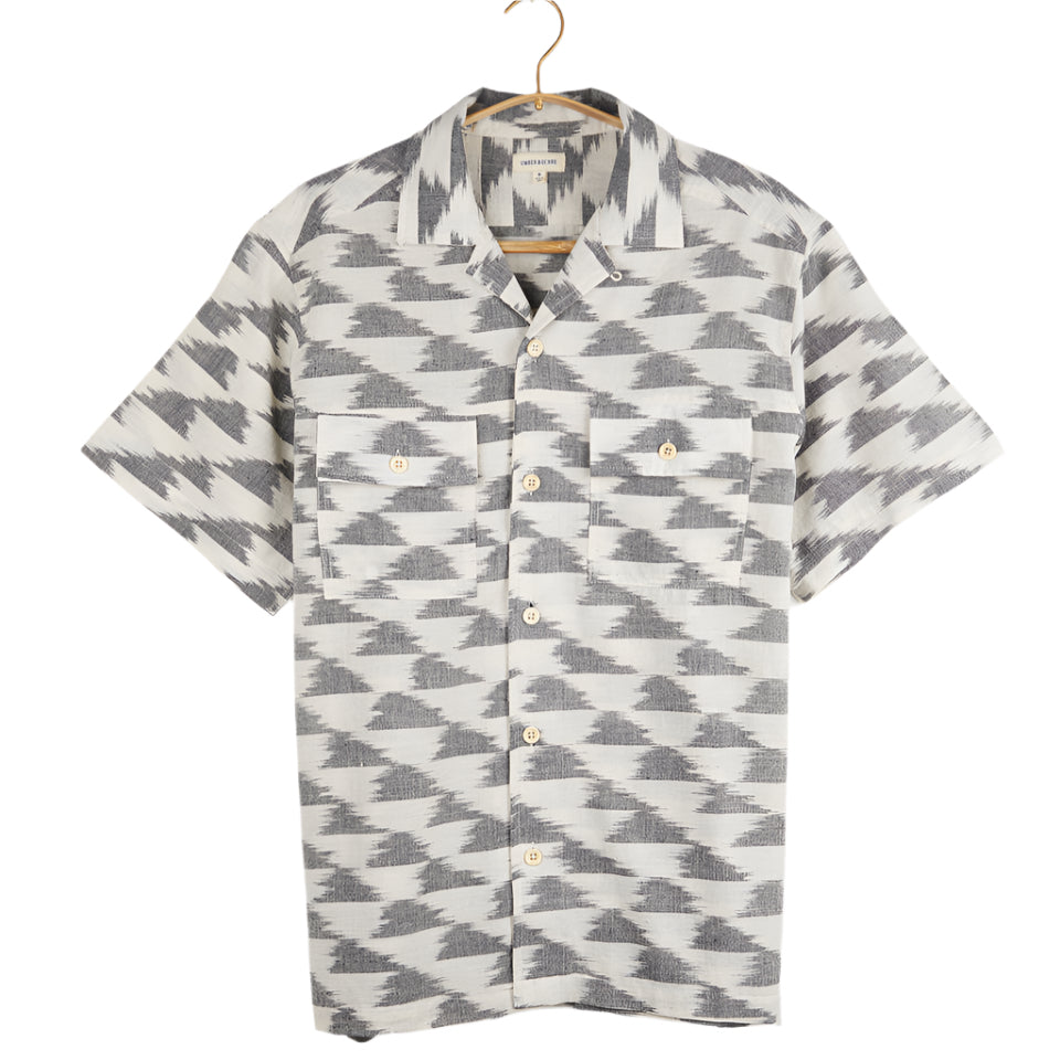 Umber & Ochre Harshil SS 2-Pkt Shirt - Ikat