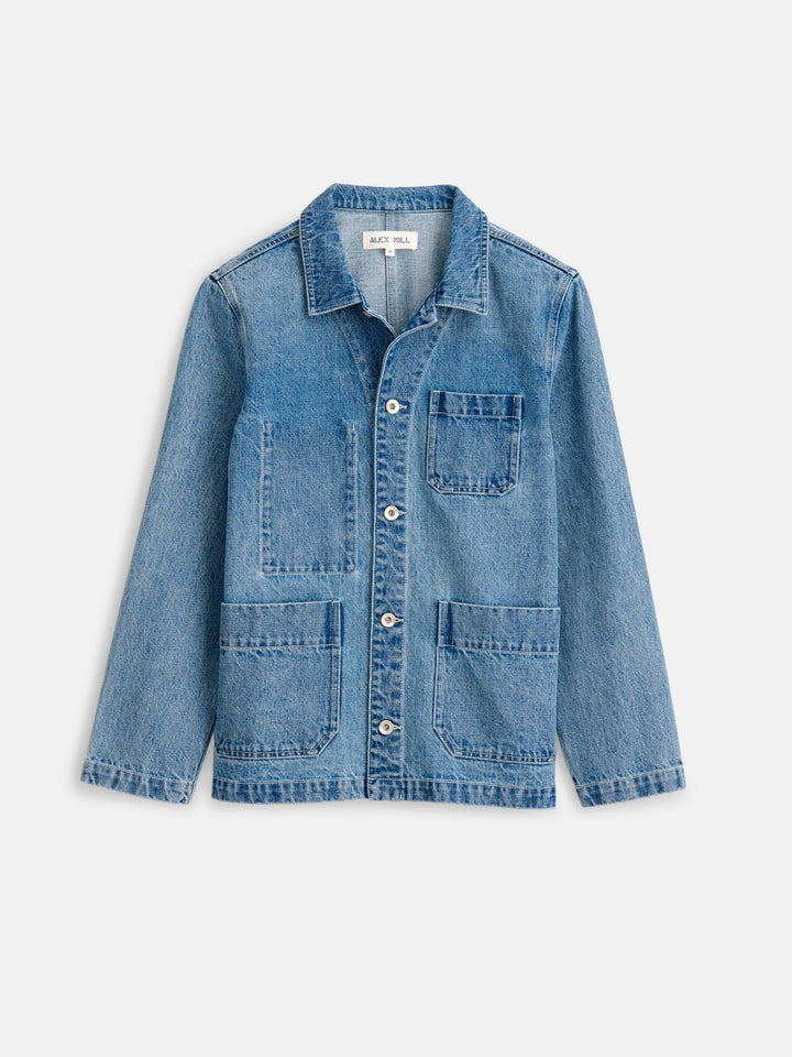 Alex Mill Britt Work Jacket Denim Vintage Wash