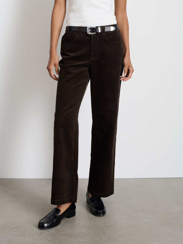 Alex Mill Camden Ladies Pant Corduroy Chocolate