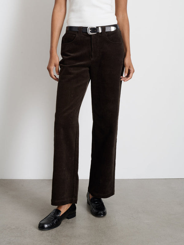 Alex Mill Camden Ladies Pant Corduroy Chocolate - Murray's Toggery
