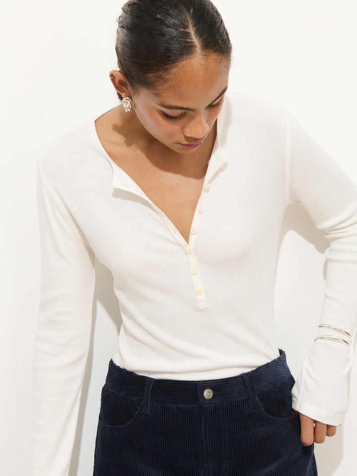 Alex Mill Laine Shirt Cotton Modal White
