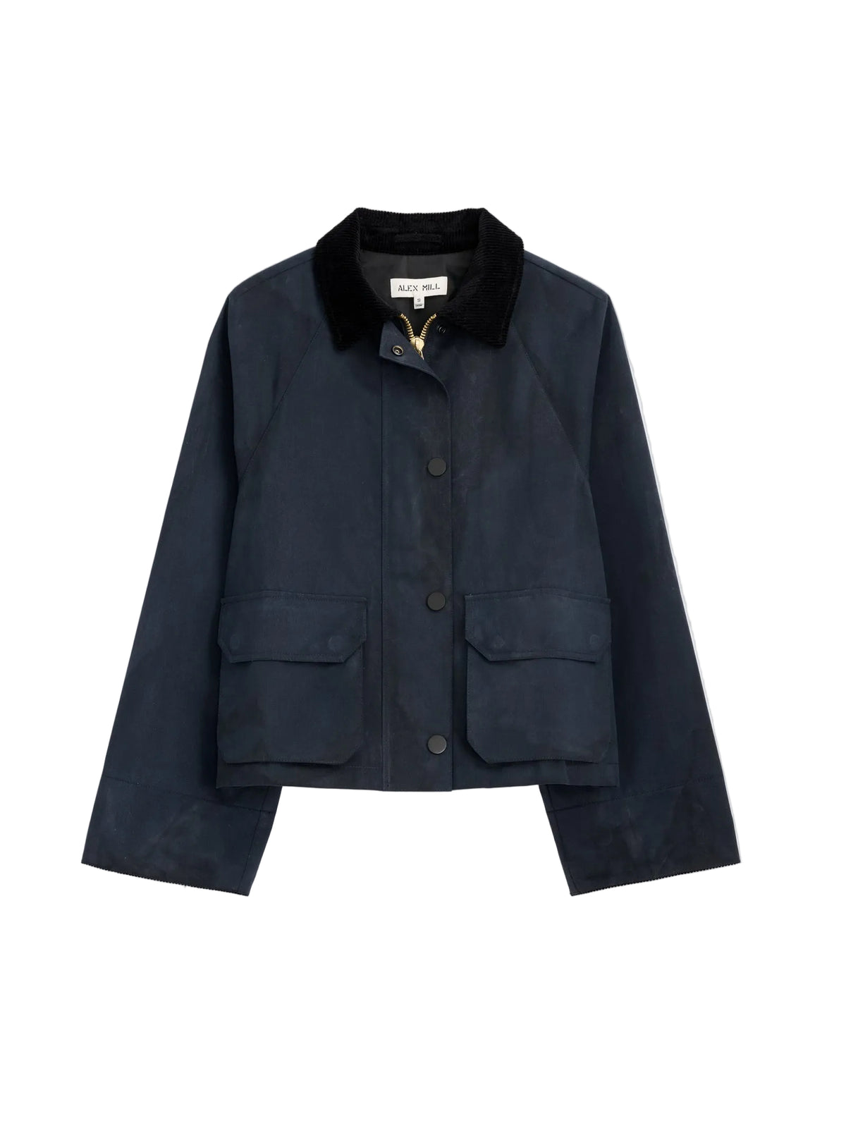 Alex Mill - Cropped Chiltern Waxed Jacket - Navy