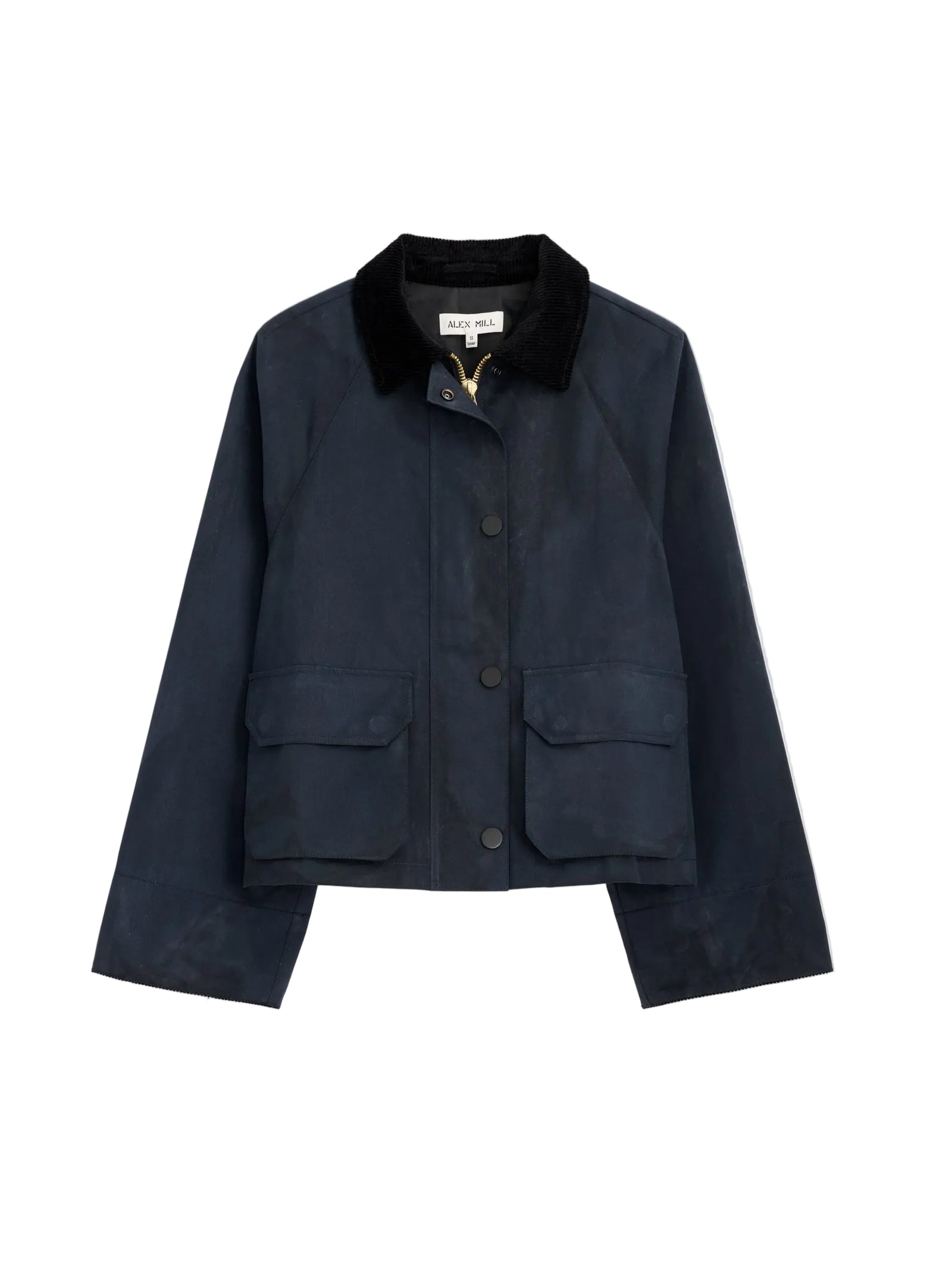 Alex Mill - Cropped Chiltern Waxed Jacket - Navy